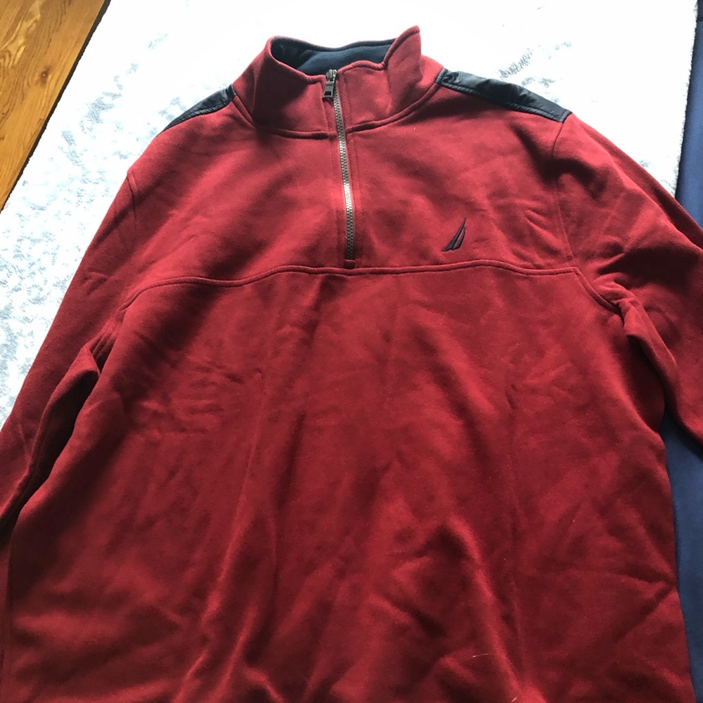Men’s Red Nautica Pullover Size Large